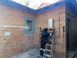 Gas Geyser installation