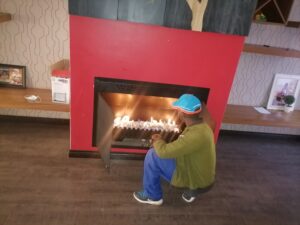Gas Fireplace installation