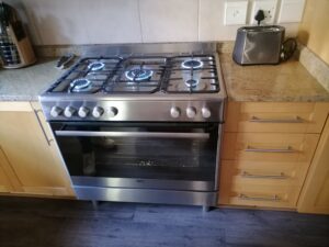 Gas stove installation